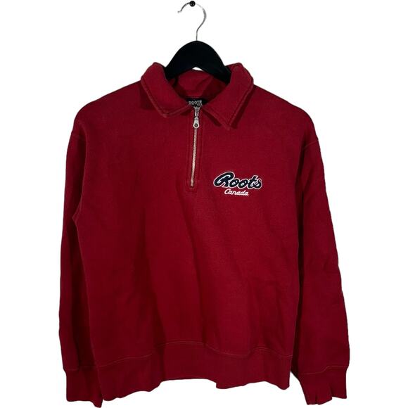 Roots 1/4 Zip Collared Sweatshirt - Picture 1 of 7